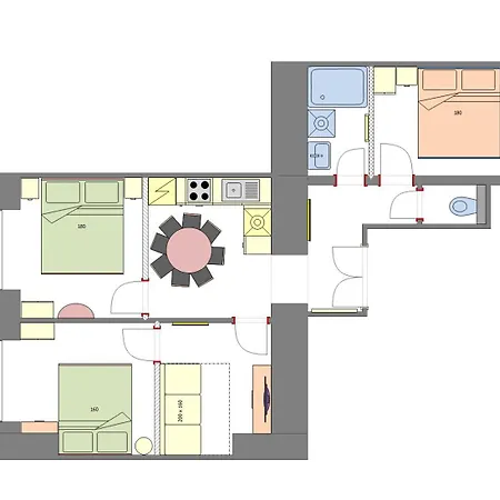 4bdr Old Town Flat By Church Of St Anne Prague